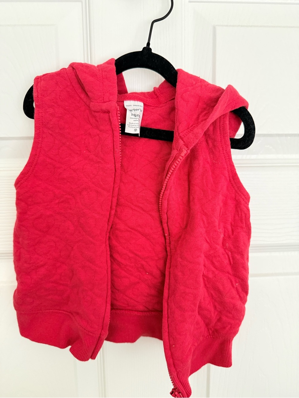 Carter’s Pink Quilted Hooded Vest
